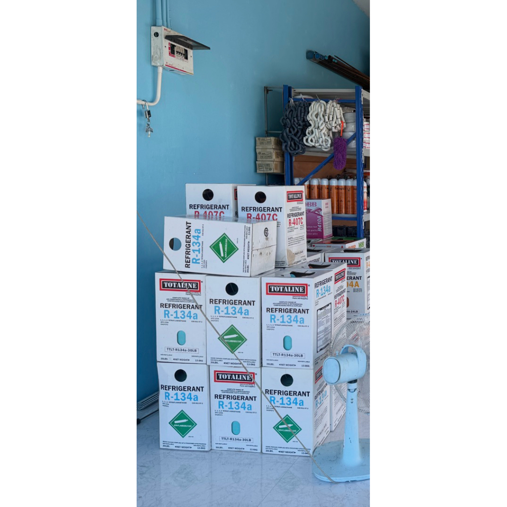 Totaline Refrigerant. R-13a , R-407C , R-404a ,น้ำยาแอร์ 134 , 407 , 404