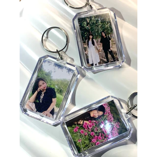 พวงกุญแจใส่รูป*1อันใส่ได้2รูป*(ปริ้นภาพฟรีส่งทางแชท)
