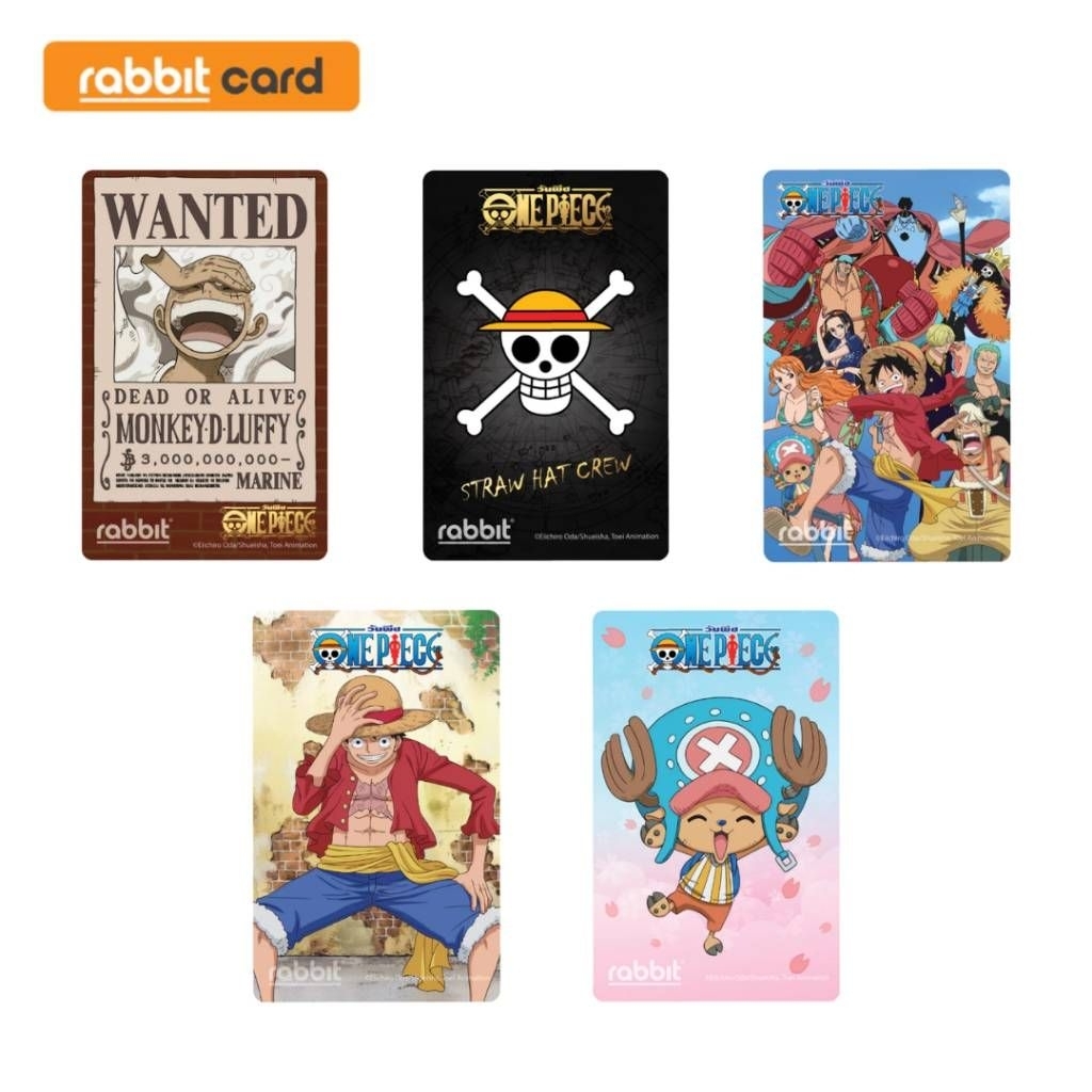 Rabbit Card​ Limited Collection ONE PIECE​ บัตรแรบบิท​ สำหรับบุคคลทั่วไป