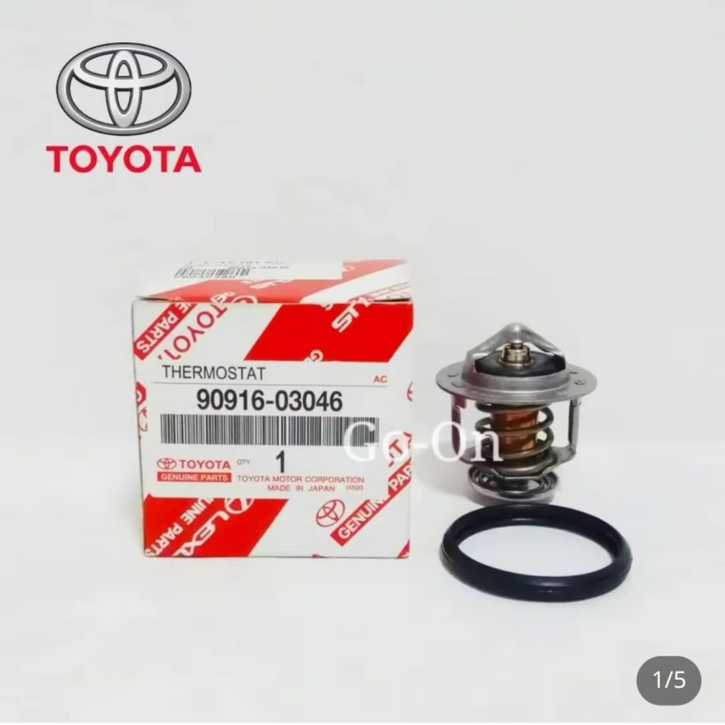 (ของแท้) วาล์วน้ำ​ + โอริง โตโยต้า (TOYOTA) AE100 , AE 111 , 4AFE , 4AF , 3S , 5S , 2E (82 องศา) 90916-03046