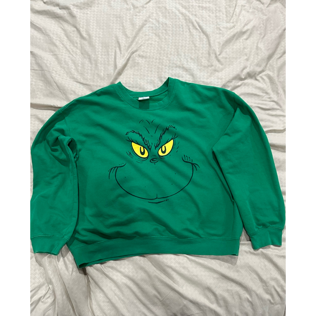 สเวตเตอร์ลายหน้า Grinch