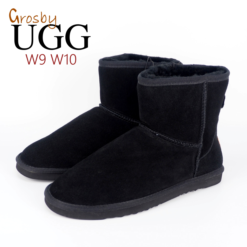 รองเท้าบูทขนแกะออสเตรเลีย Grosby UGG Jillaroo Australia เบอร์ W9 W10 สีดำ