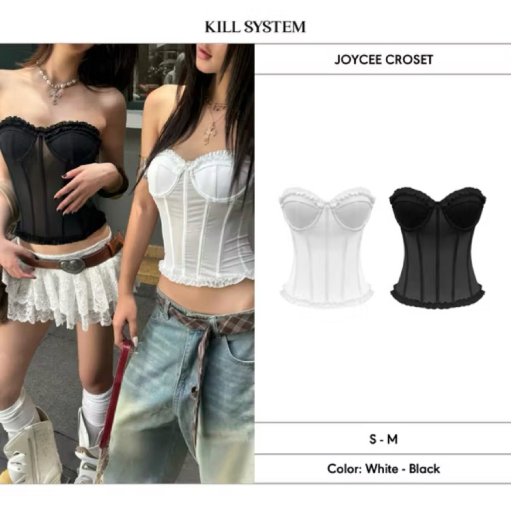 JOYCEE คอร์เซ็ทซีทรูเซ็กซี่ - KILL 🇻🇳 size s