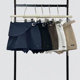 Atipashop - CROSSVEIL SKIRT (#7146) กระโปรงสั้น ดีเทลตอกหมุด…