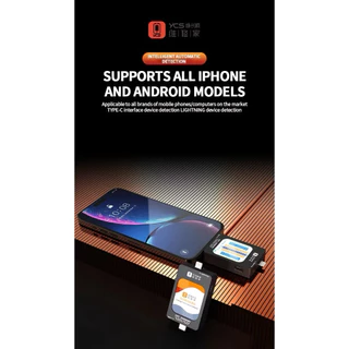 YCS รุ่นที่ 2 All Series เครื่องทดสอบปลั๊กหางอัตโนมัติสําหรับ iPhone Android Type C Lightning ชาร์จพอร์ตเครื่องมือตรวจ
