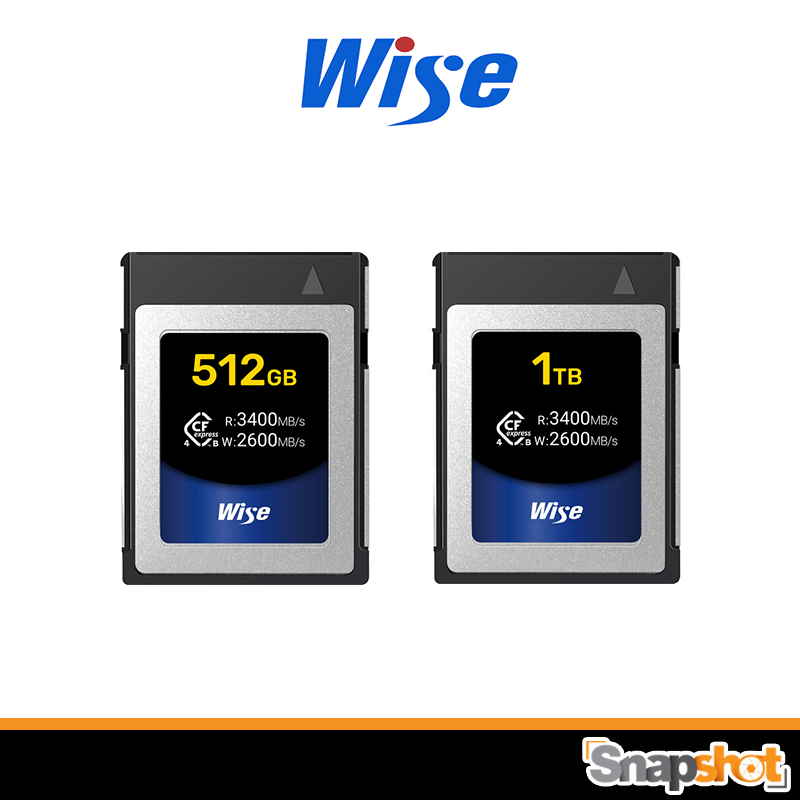 Wise Advanced 512GB / 1TB CFexpress 4.0 Type B Memory Card ประกันศูนย์ 5 ปี CFexpress Type B