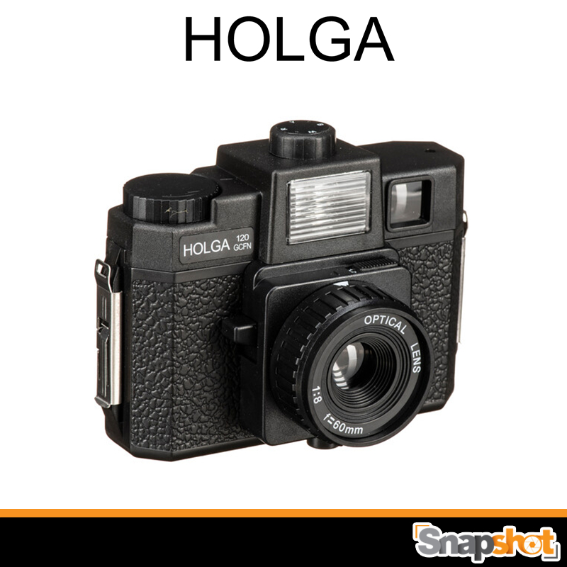 กล้องฟิล์ม HOLGA 120GCFN Medium Format Film Camera Black Built-In Flash ประกันศูนย์