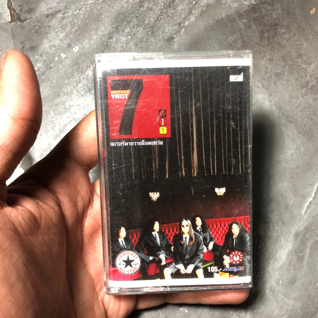 เทปเพลงไทย Y Not 7 อัลบั้ม "Neverdie" (เนเวอร์ดาย วายน็อตเซเว่น) งานลิขสิทธิ์