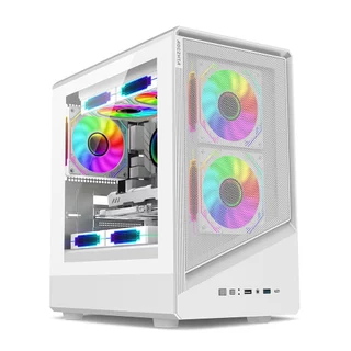 AOC GJ-3คุณภาพสูงคสคอมพิวเตอร์เดสก์ท็อป DIY สำหรับเล่นเกมระบายความร้อนด้วยน้ำ ATX บอร์ดขนาดใหญ่แบ็คไลน์เคสคอมพิวเตอร电脑机箱