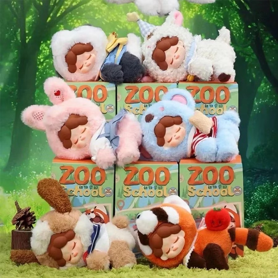 🐯พร้อมส่งในไทย🐯กล่องจุ่ม Wendy Zoo School x DODOSUGAR🦁แบบสุ่มลุ้นตัว