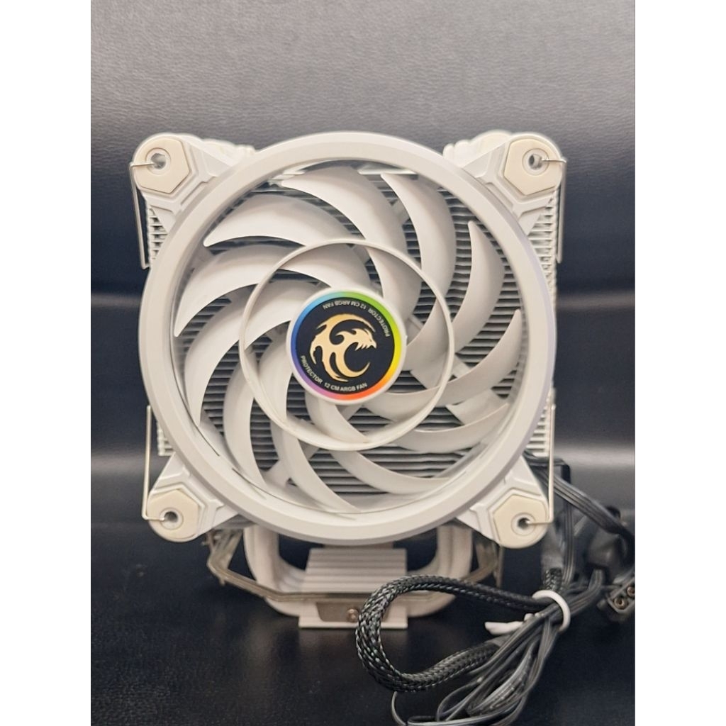 CPU Cooler มือ✌️Tsunami Protector 1262 ARGB Twin-Fan(White)
