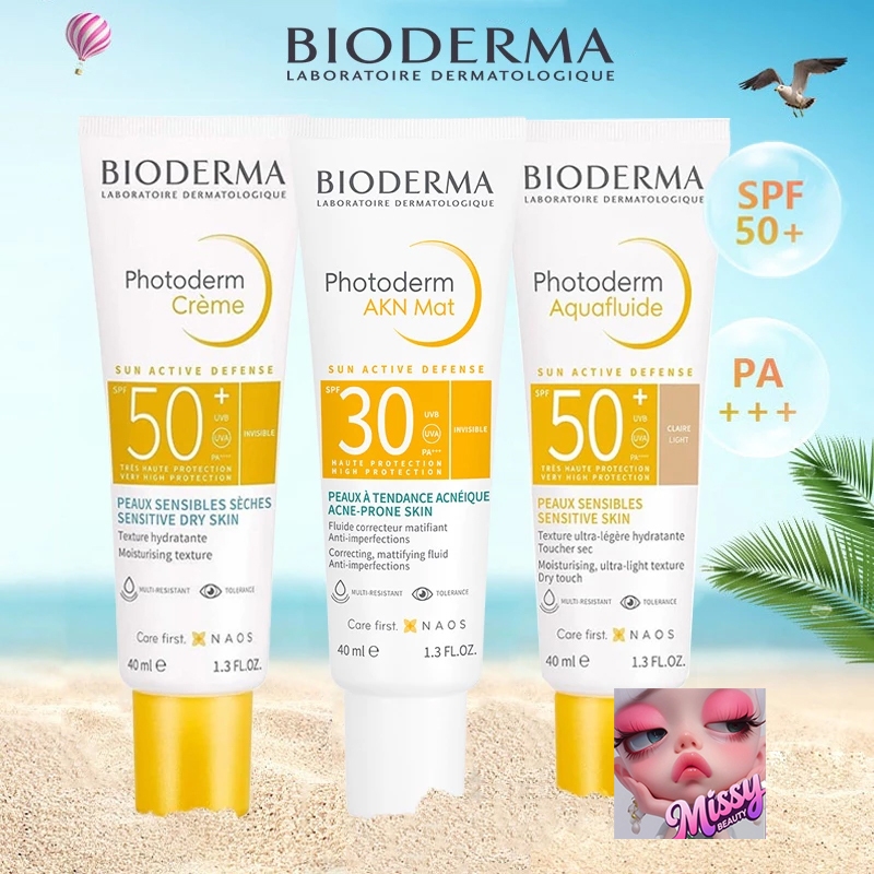 ครีมกันแดด Bioderma 40ml | Bioderma Photoderm Aquafluide SPF 50+ | Photoderm AKN Mat | Photoderm Cre