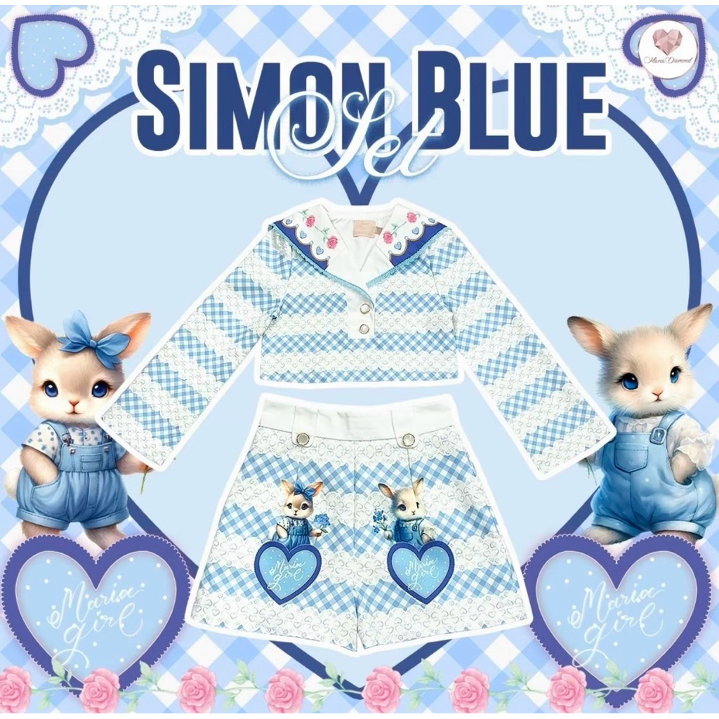 maria diamon ชุดเซ็ท2ชิ้น size XL