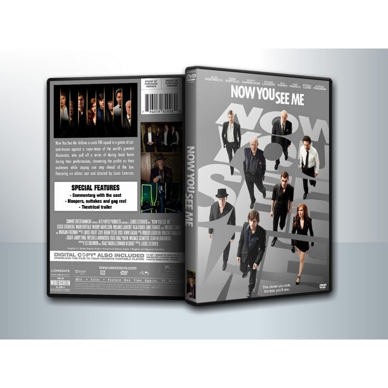[ DVD Movie มีปก+สกรีนแผ่น ] Now You See Me (2013-2016) อาชญากลปล้นโลก 1-2