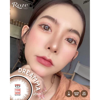 คอนแทคเลนส์ Roze ค่าอมน้ำ55% Dreamma ตาโต