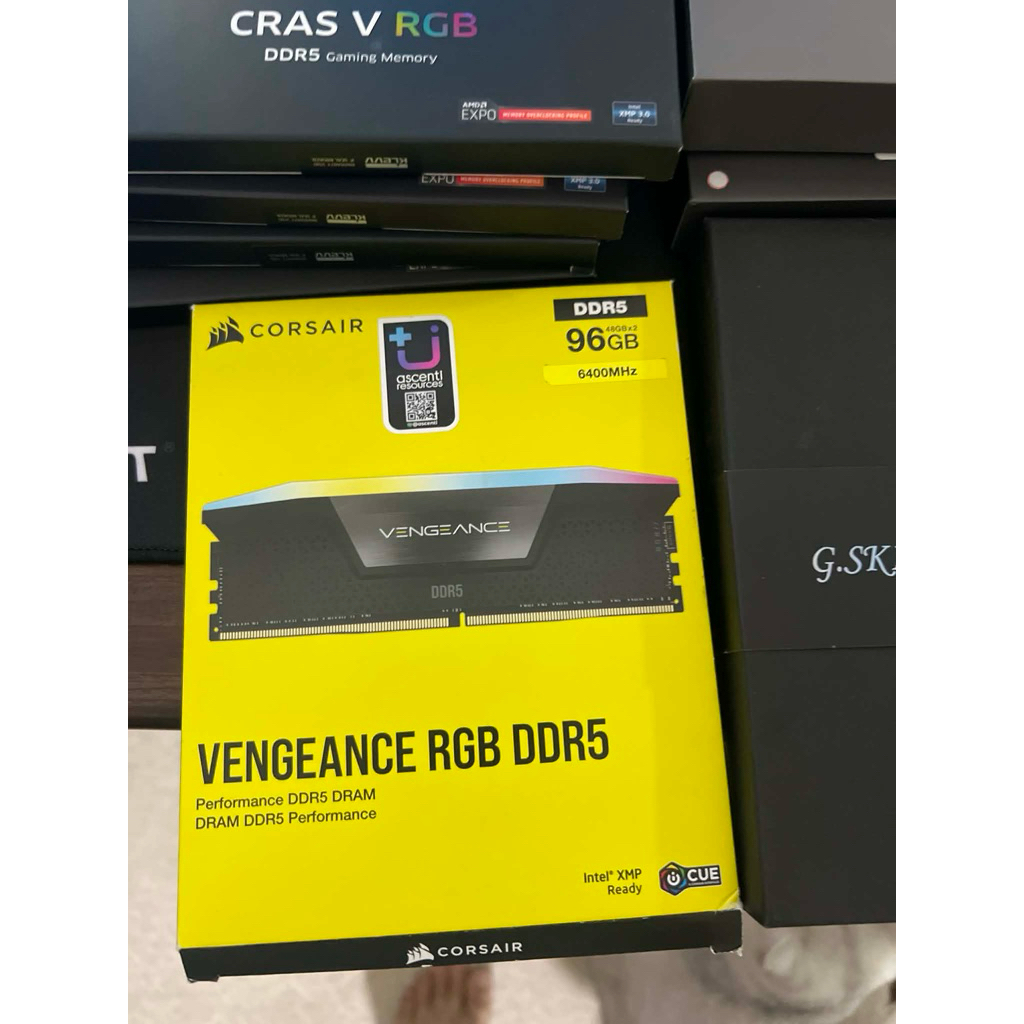 มือ2 RAM DDR5 Corsair Vengeance 96GB 6400MHz (48*2)