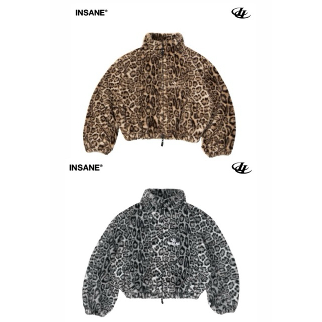 Pre-order (14-20days) แบรนด์เวียดนาม 🇻🇳 INSANE | VELVET FURRY JACKET - LEOPARD BROWN / LEOPARD OW🤎🤍