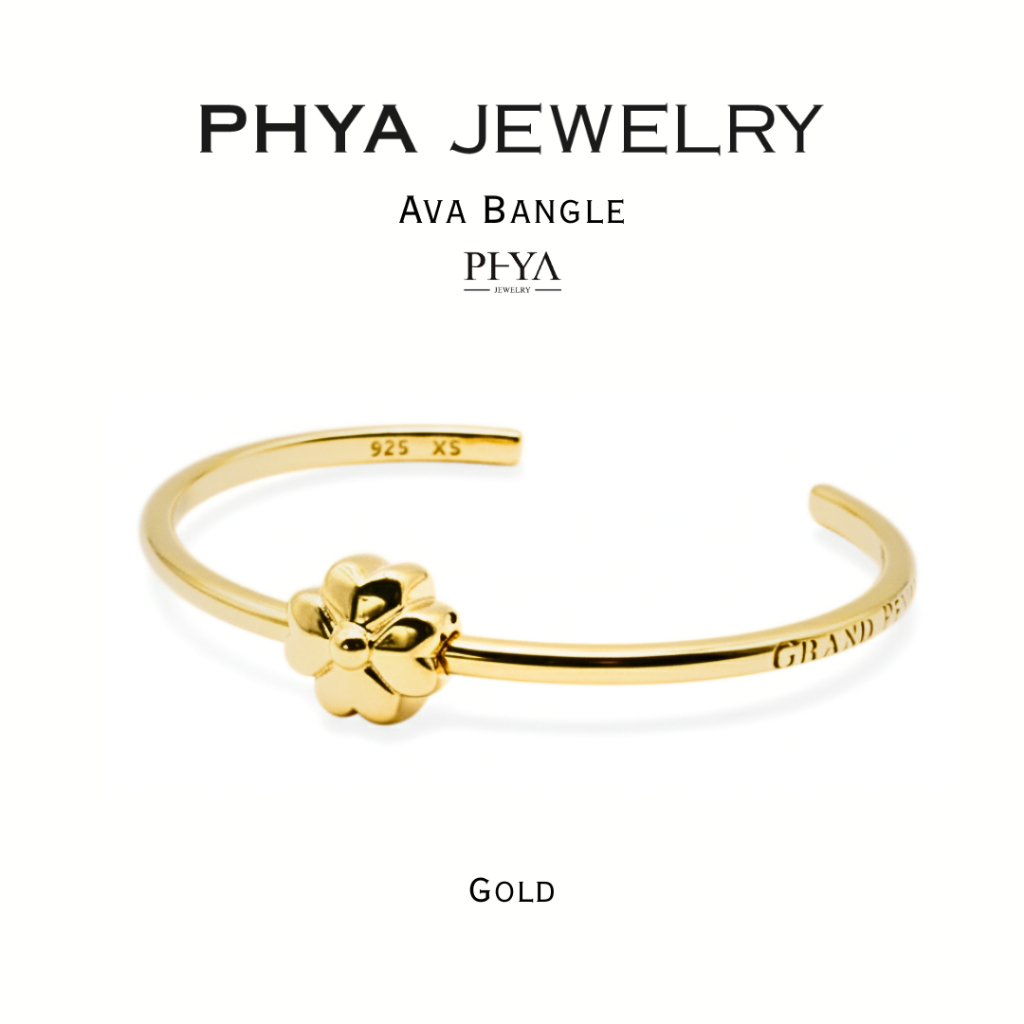 PHYA Ava bangle : กำไลเงินแท้ เซต " เอวา "