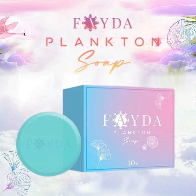 สบู่เฟย์ด้า ของแท้ FayDa planktonsoap ผลิตภัณฑ์ทำความสะอาดหน้า สบู่รักษาสิว ขนาด 50 กรัม แถมตาข่ายตี