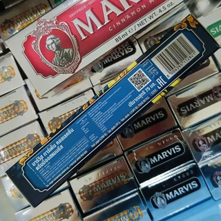 🔥ของแท้ฉลากไทย🔥Marvis​ toothpasteยาสีฟันมาร์วิส​ มีหลายสูตร​ Marvis smoker whitening,sensitive gum,Marvis Whitening mint