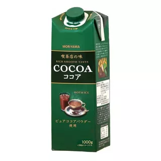 Moriyama Milk Cocoa 1000 ml เครื่องดื่มโกโก้ จากญี่ปุ่นแท้100%