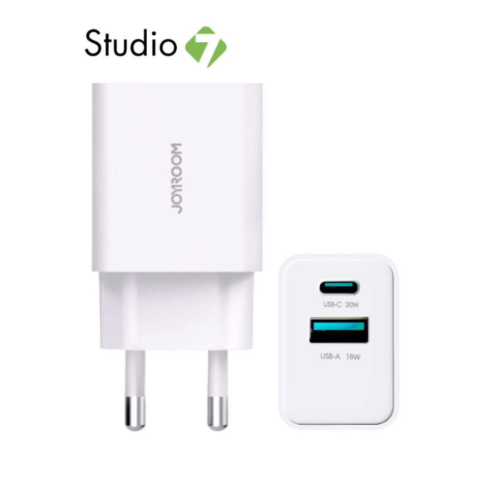 อะแดปเตอร์ JOYROOM JR-TF1 20W Dual-Port (A+C) Charger by Studio7