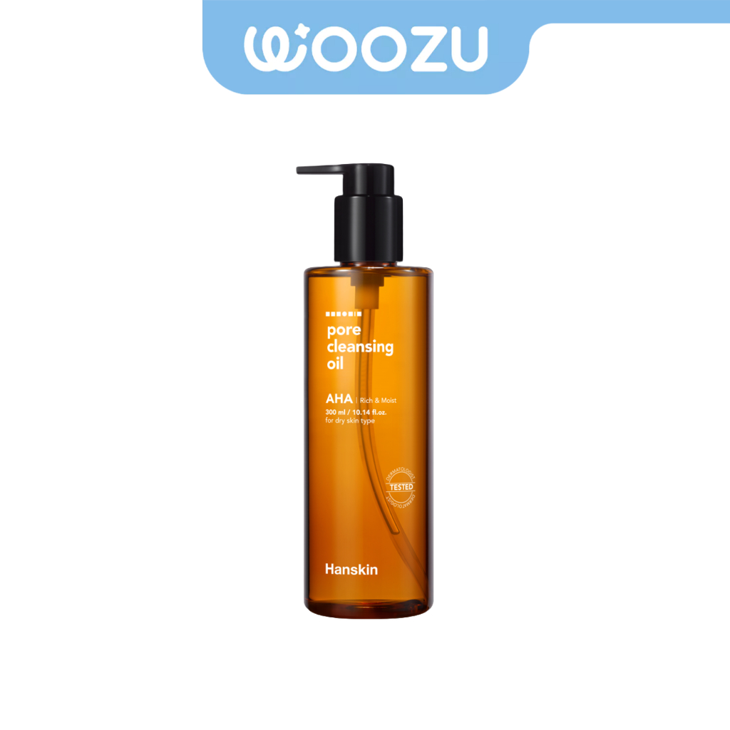 HANSKIN Pore Cleansing Oil AHA Rich & Moist 300ml