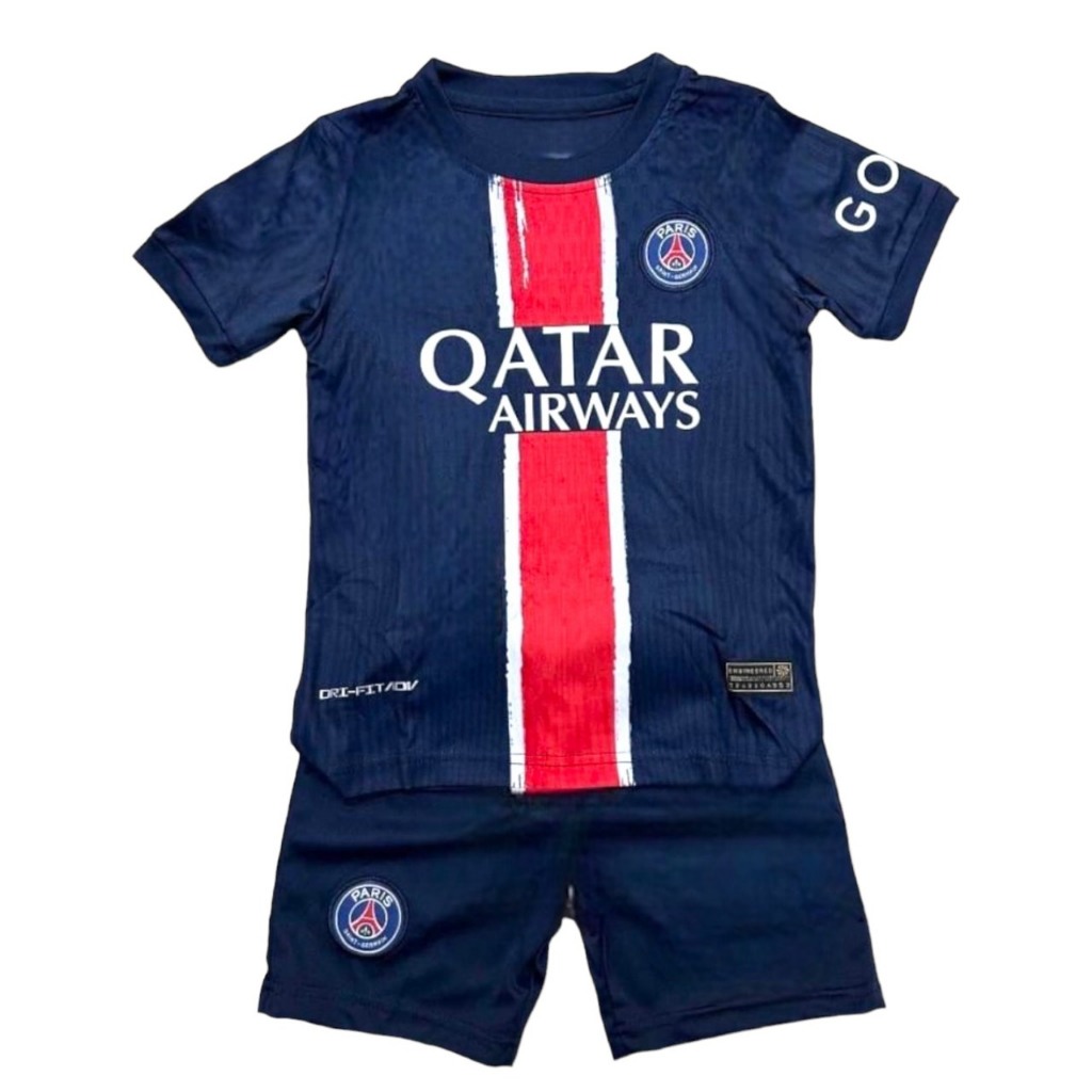 เสื้อกีฬา ชุดฟุตบอลของเด็ก ทีมดัง  เสื้อกีฬาตัวใหม่ เสื้อพร้อมกางเกง เนื้อผ้าโพลีเอสเตอร์ - รูปที่ 4