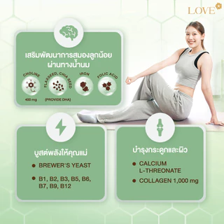 (รูปแบบกระปุก) Love Plant Based Protein เลิฟ โปรตีนพืช สูตรแพทย์ รสชาเขียว (Matcha)