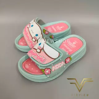 VIDVIEW มีส่งด่วน รองเท้าแตะเด็ก Adda 31RB3 Cinnamoroll ปรับสายได้ แบบสวม ไซส์ 25-35