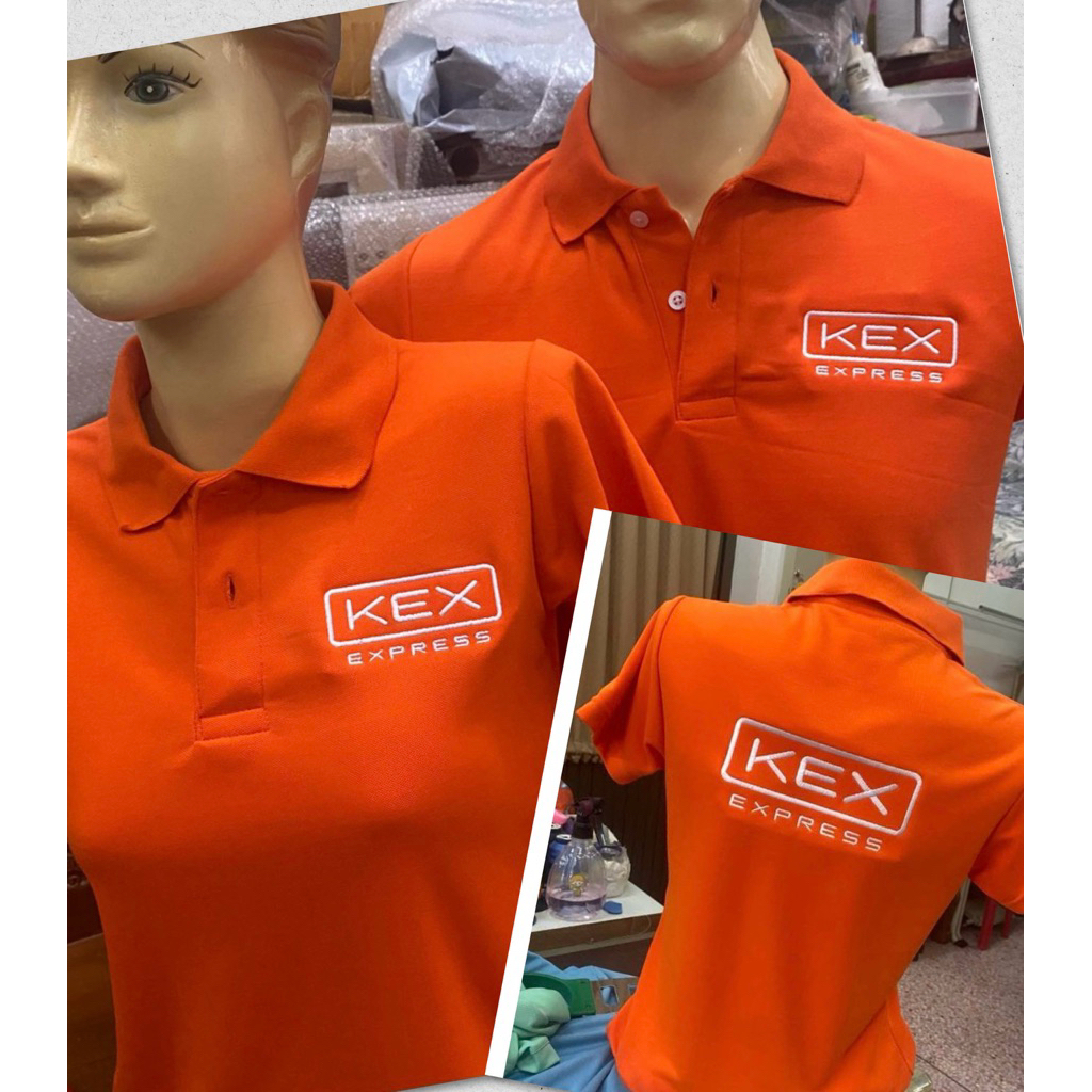 เสื้อโปโลปักโลโก้…KEX