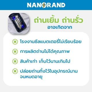ถ่านกระดุม CR2032 Nangrand 3V ล็อตใหม่ ของแท้ 100% แพ็คกระดาษ ถ่านรีโมท คุณภาพสูง
