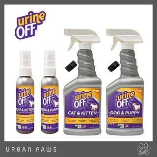 สเปรย์ Urine Off - ผลิตภัณฑ์ขจัดกลิ่นและคราบปัสสาวะสัตว์เลี้ยง สำหรับสุนัข แมวและสัตว์เลี้ยง exotic  118 ml/500 ml