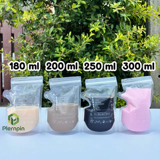 ถุงแยกน้ำ ถุงใส่น้ำ ถุงซิปคู่ ใส่กาแฟ แยกน้ำ (50ใบ)