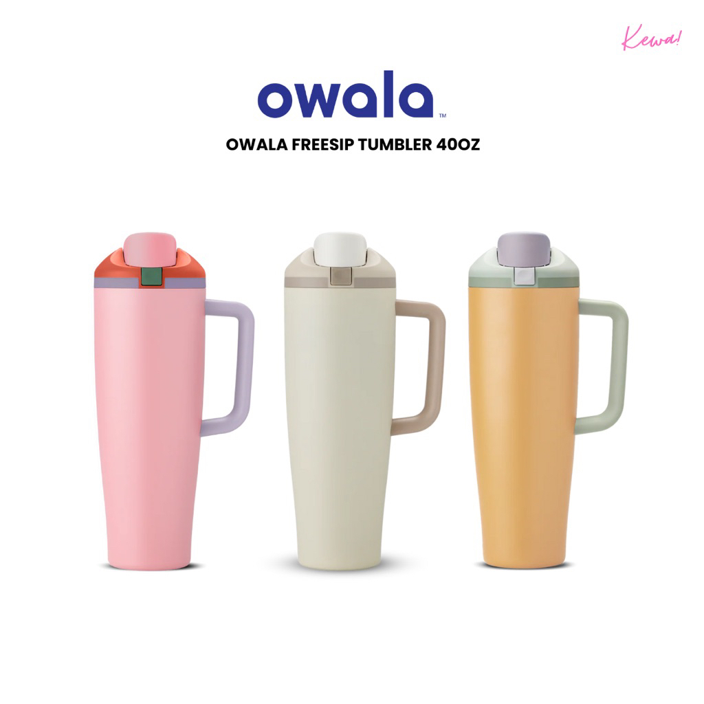 (พร้อมส่ง) แก้วเก็บความเย็น Owala Freesip Tumbler 40oz