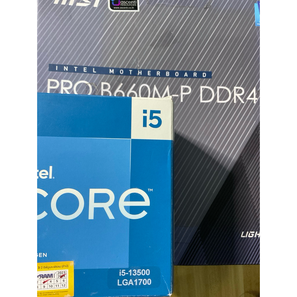🔥ขายชุด CPU + Mainboard CPU: Intel Core i5-13500  Mainboard: B660M มือสอง พร้อมใช้งาน เทสก่อนส่ง🔥