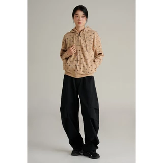 Mc JEANS (แม็คยีนส์) online exclusive เสื้อกันหนาว Unisex เสื้อกันหนาวมีฮู้ดทรงเรกูลาร์ Regular Fit Hoodie MJHZ269