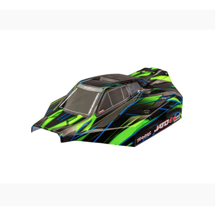 TRAXXAS 9060-GRN Body, Jato® 4X4 VXL, green (painted, decals applied)