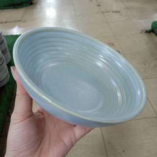 ถ้วย ชามเซรามิก 6.5 นิ้ว ถ้วยลายหินอ่อนสีฟ้า ชามราเมง ชามมาม…