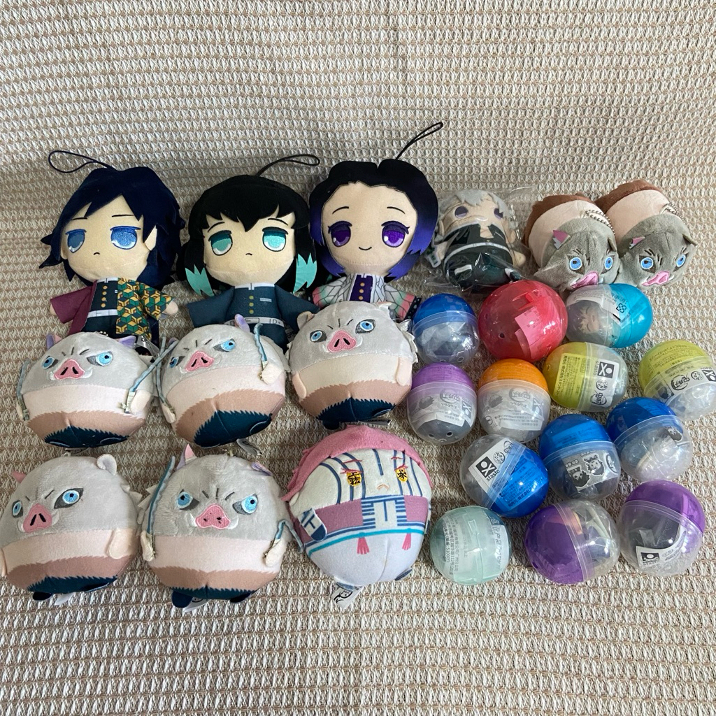 สต็อกเข้าใหม่ พร้อมส่ง ฟุวะ โมจิ กาชาปอง ดาบพิฆาตอสูร fuwa demon slayer ตุ๊กตา พวงกุญแจ งานนุ่มนิ่ม กิยู มุย