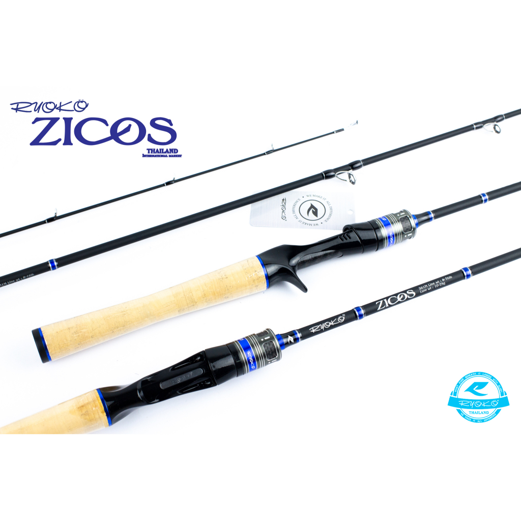คันเบ็ดตกปลา RYOKO ZICOS ความยาว 5.6ft / 5.3ft / 5ft
