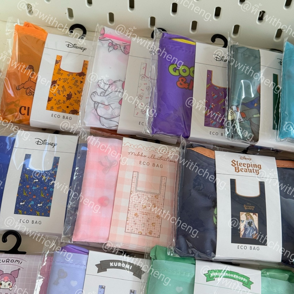 พร้อมส่งที่ไทย ✅️ กระเป๋าผ้า Eco Bag ลายการ์ตูน จาก ญี่ปุ่น