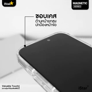 [iStar] เคสใส แม่เหล็ก กันกระแทก เคสไอโฟน 17ProMax 17 16 pro max 16plus 15proamx 15 13 14 12 11