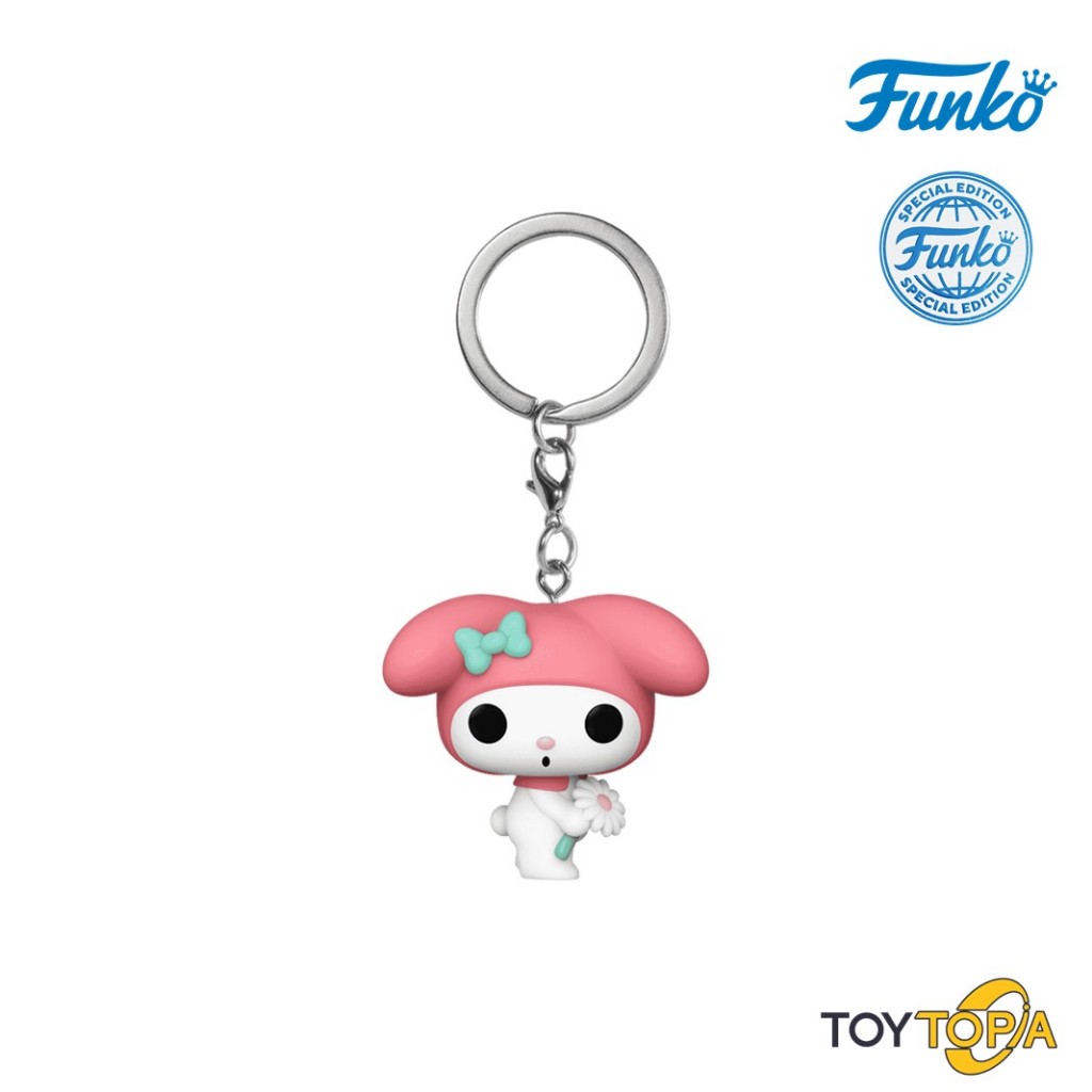 (77049) My Melody with Flower (Exclusive) Pocket POP! Keychain: Sanrio Hello Kitty & Friends by Funk
