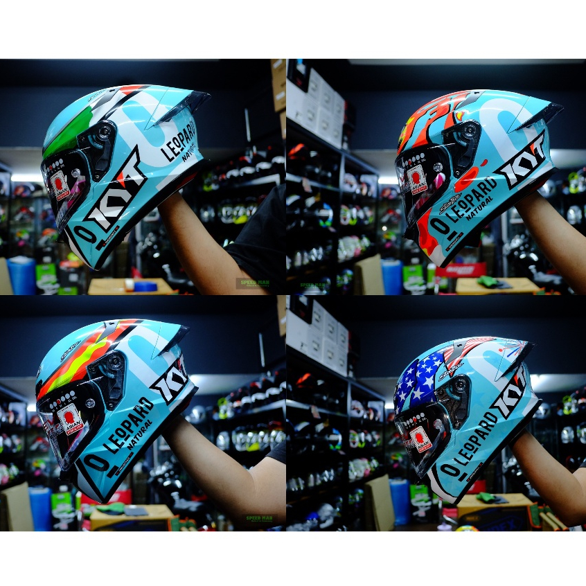 KYT รุ่น TT REVO แถมสปอยเลอร์ทุกใบ หมวกกันน็อค KYT ชิลด์หน้าสีใส รูปทรงสปอร์ต  แถมสปอยเลอร์ทุกใบ!! หมวกกันน็อค