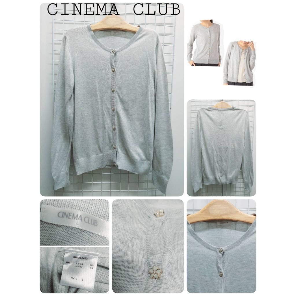 CINEMA CLUB เสื้อคาร์ดิแกนญี่ปุ่นมือสอง
