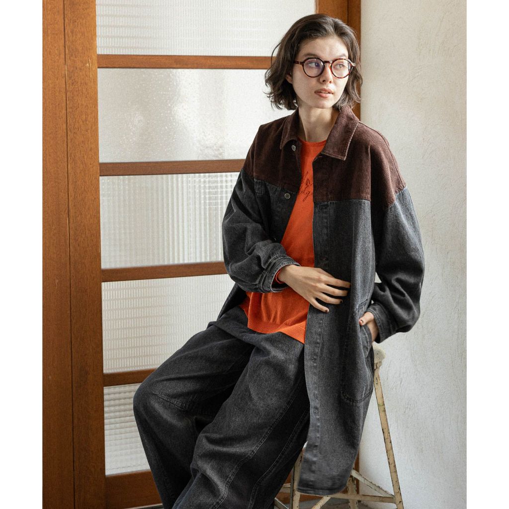 niko and … Remake style combination shirt dress – โปรปัง