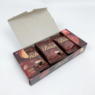 ขนมเกาหลี LOTTE BINCH 102g บิสกิตเคลือบช็อกโกแลต บิสกิตเกาหลี 빈츠 Chocolate Biscuit