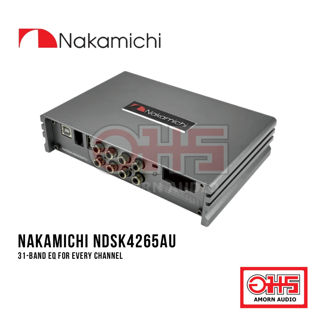 Nakamichi NDSK4265AU DSP 31 BAND EQ | 4-in 6-out | สำหรับรถยนต์