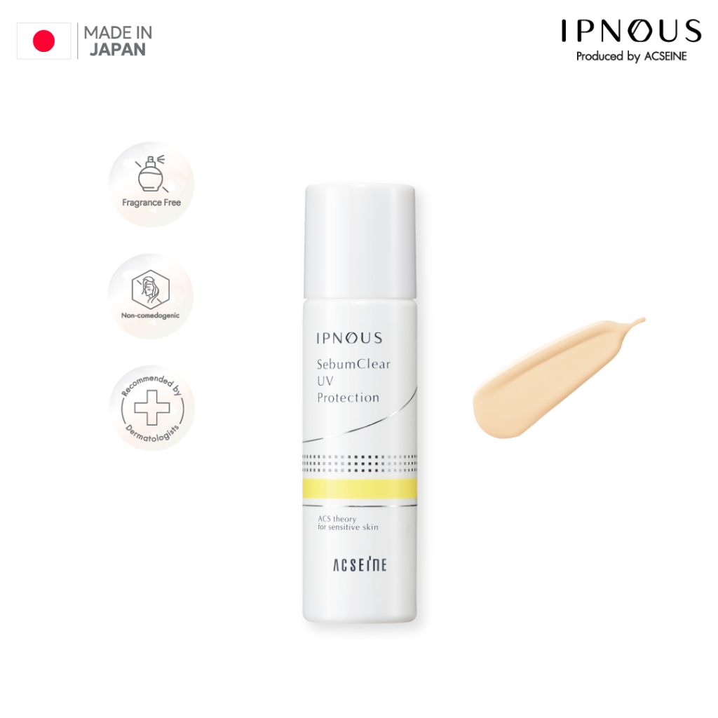 ACSEINE - IPNOUS SebumClear UV Protection  (SPF38 PA++) กันแดดกึ่งเมคอัพเบส สูตรคุมมัน ผิวเป็นสิว